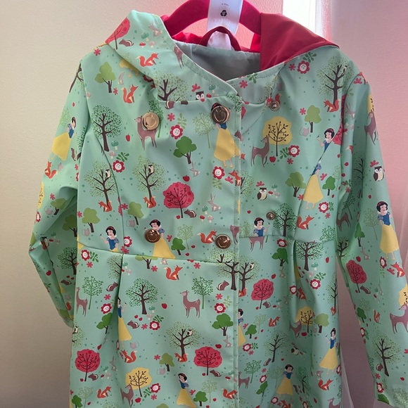 Disney Jackets & Coats Disney Girls Snow White Rain Coat Poshmark